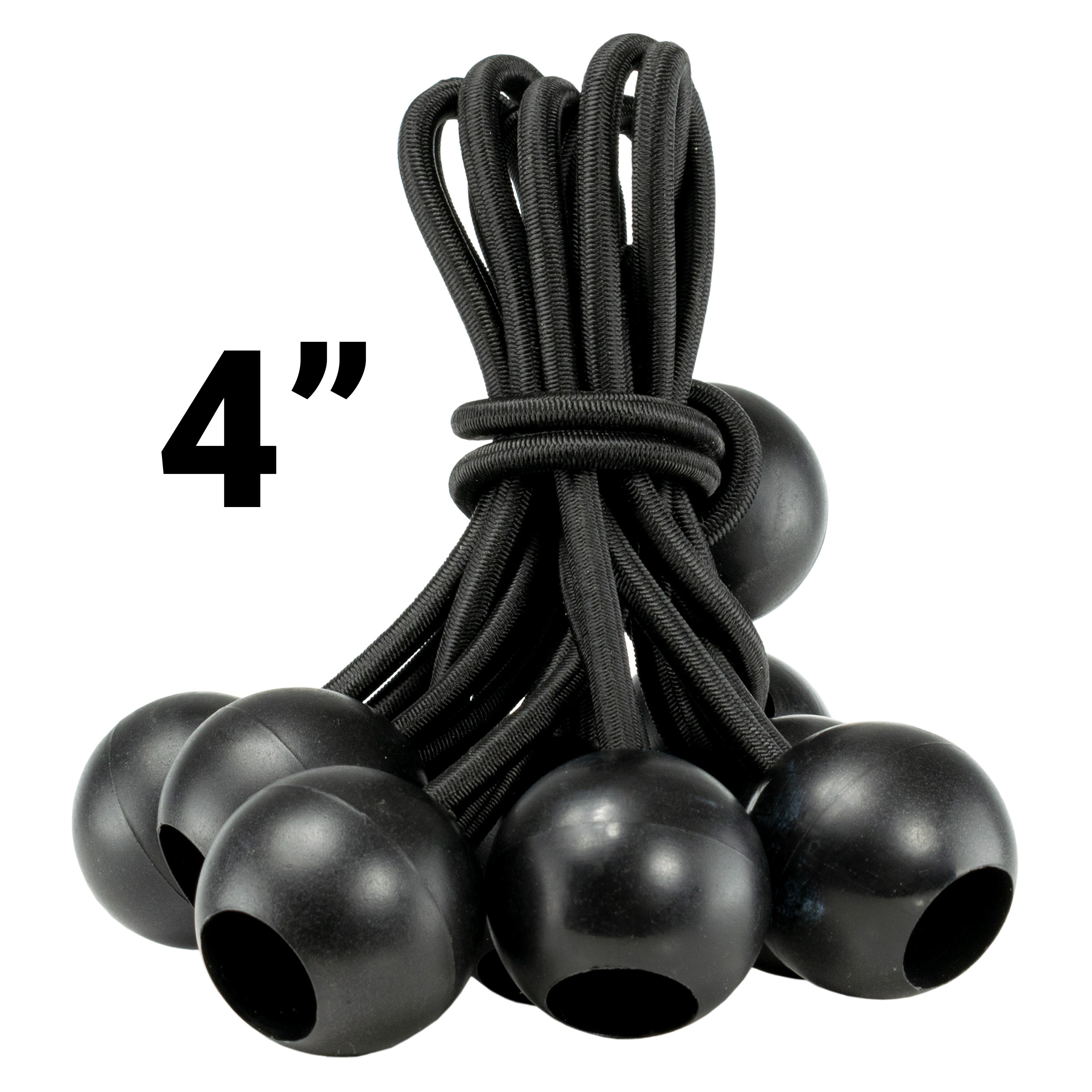 Green S-Grade Tarpaulin with 10 x Bungee Balls (Black)