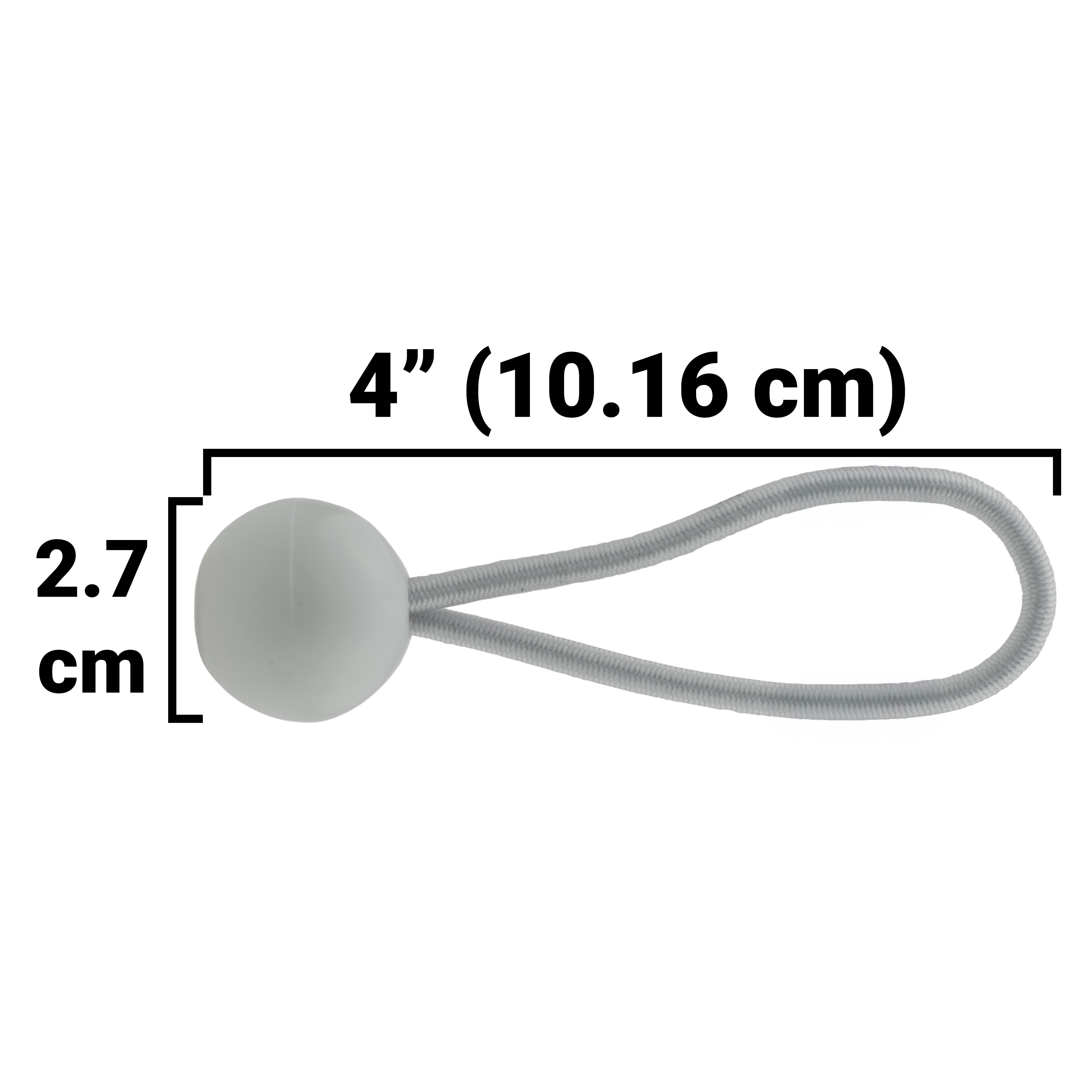 Green S-Grade Tarpaulin with 20 x 4" Bungee Balls (White)
