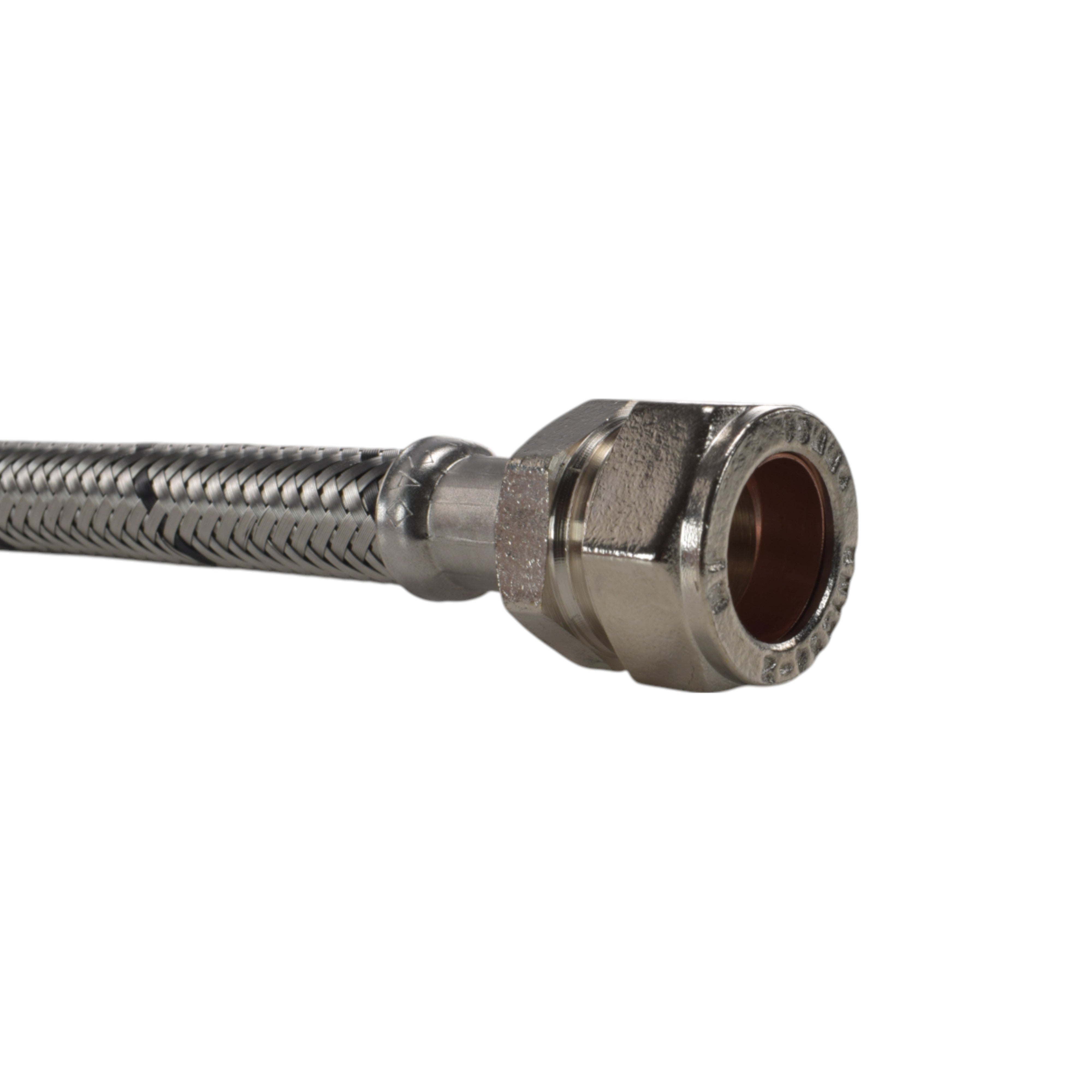 15mm Brass Compression Flexi Hose 500mm - ¾” BSPF