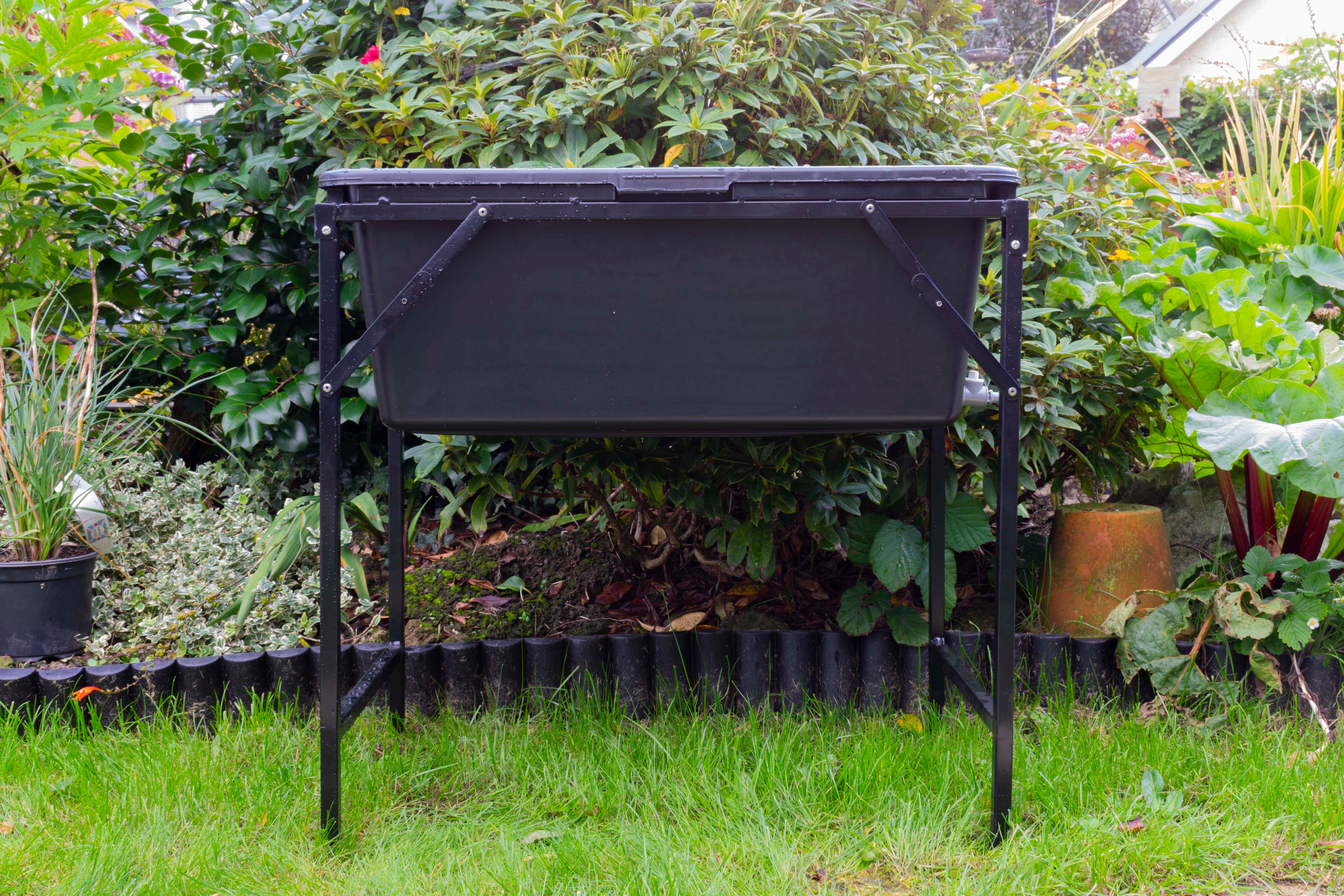 Dog Bath with Tap & Stand 90L