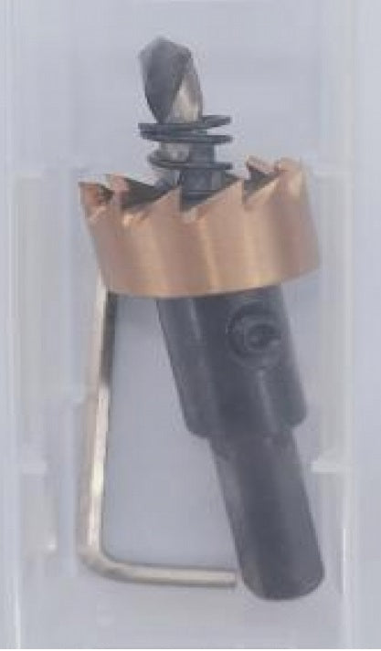 Water Butt Brass Kit 3/4" with 19mm Barbed Polished Brass Tap and Drill Bit