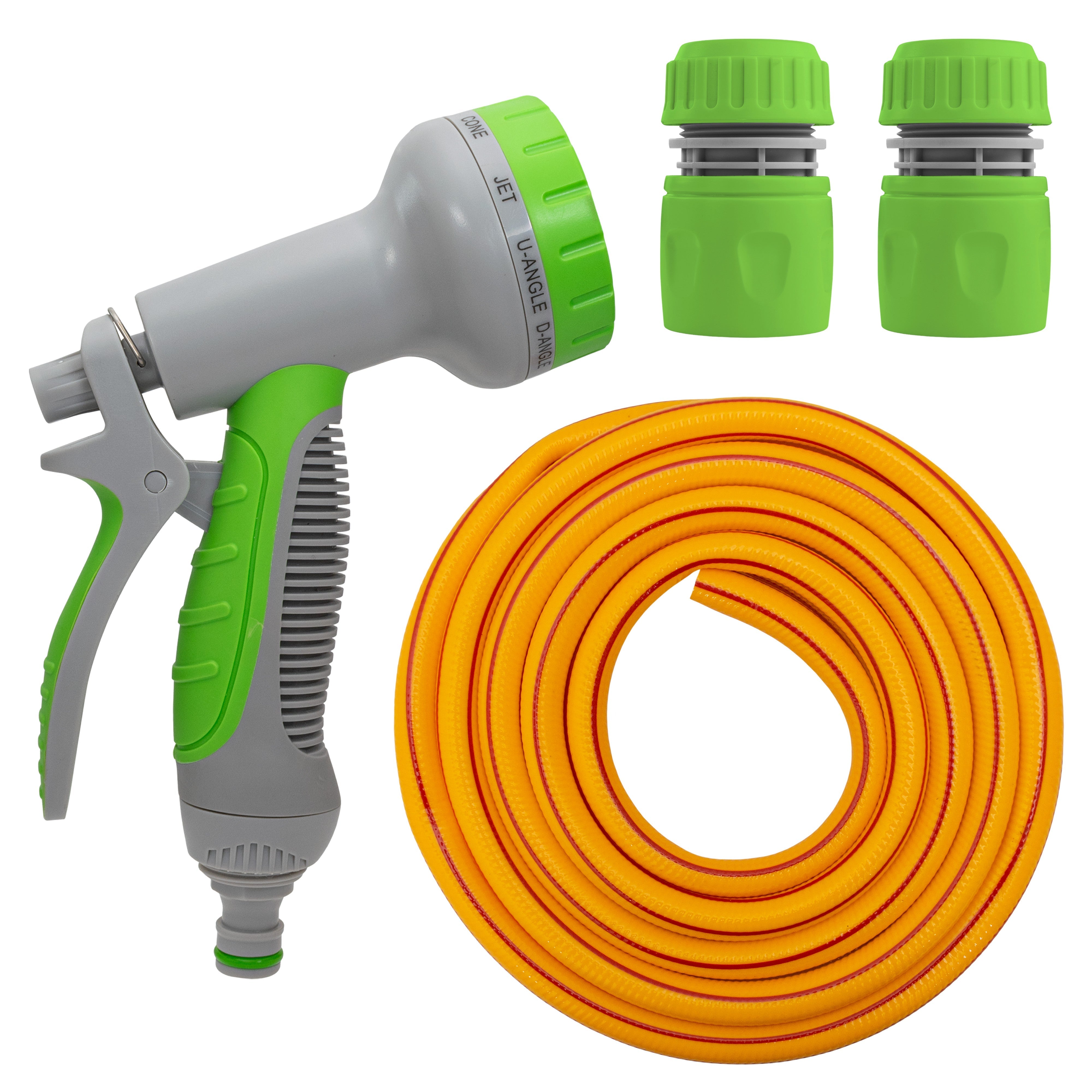 Dog Shower Kit Cold Water Yellow/Lime