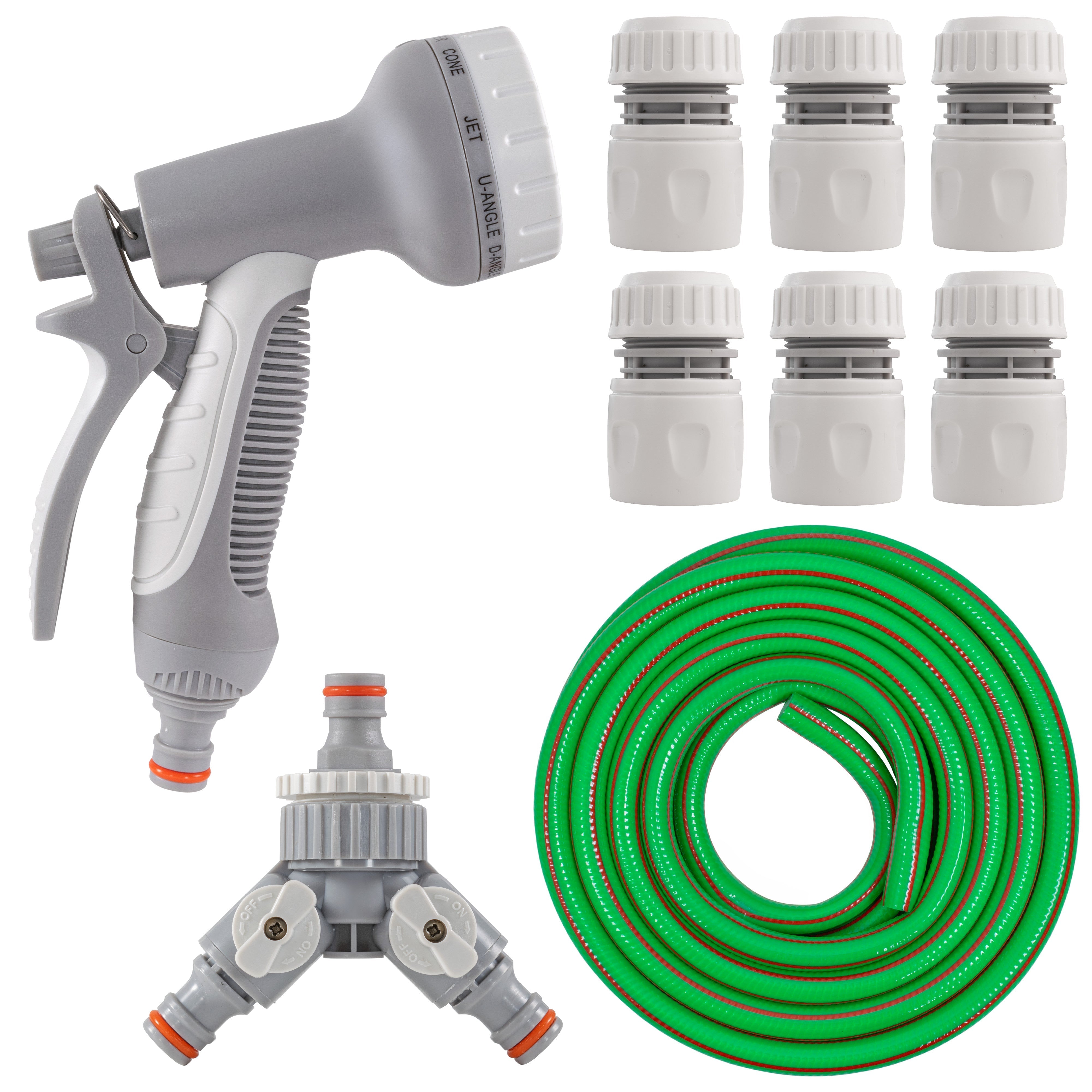 Dog Shower Mix Hot/Cold Water with Valves Green