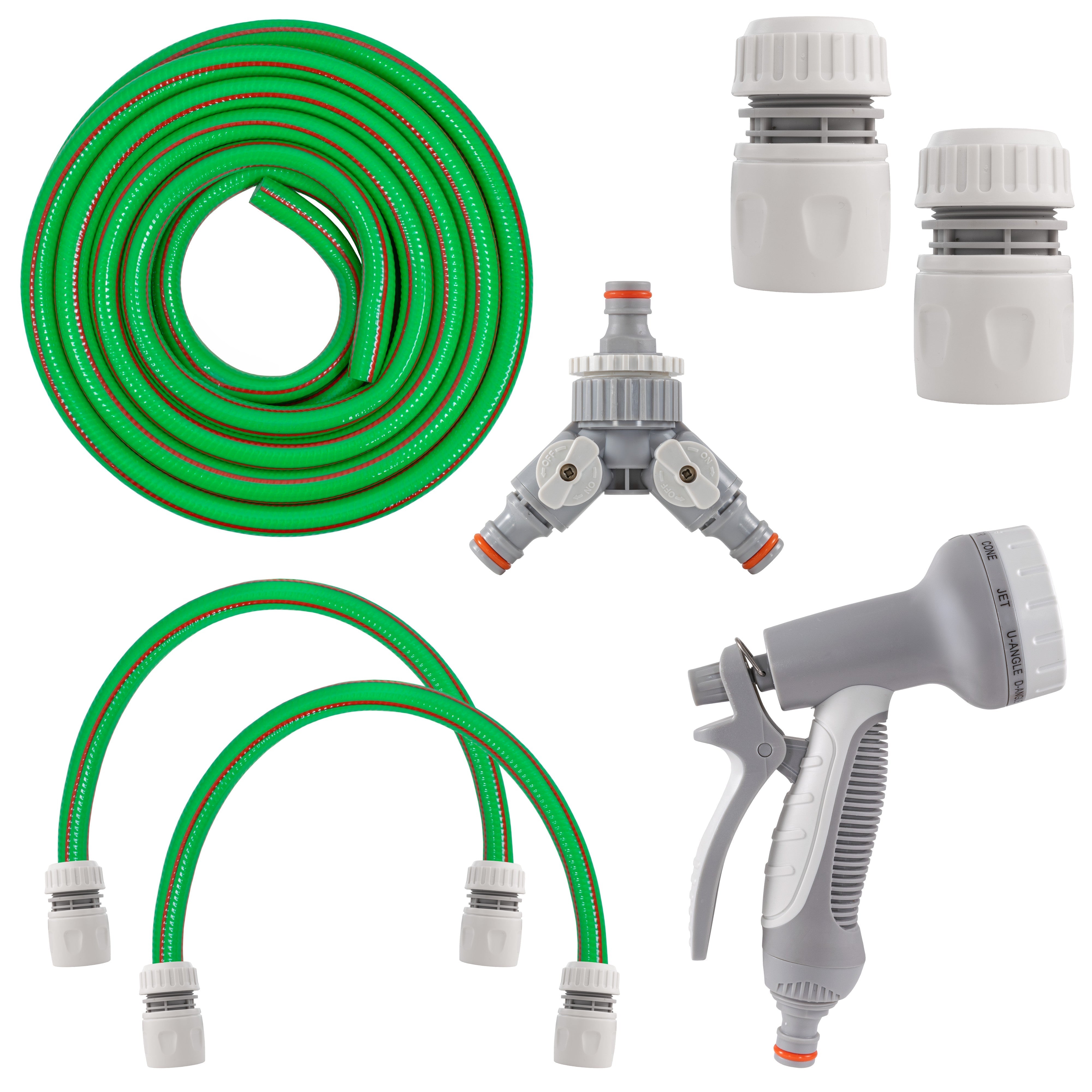 Dog Shower Mix Hot/Cold Water with Valves Green