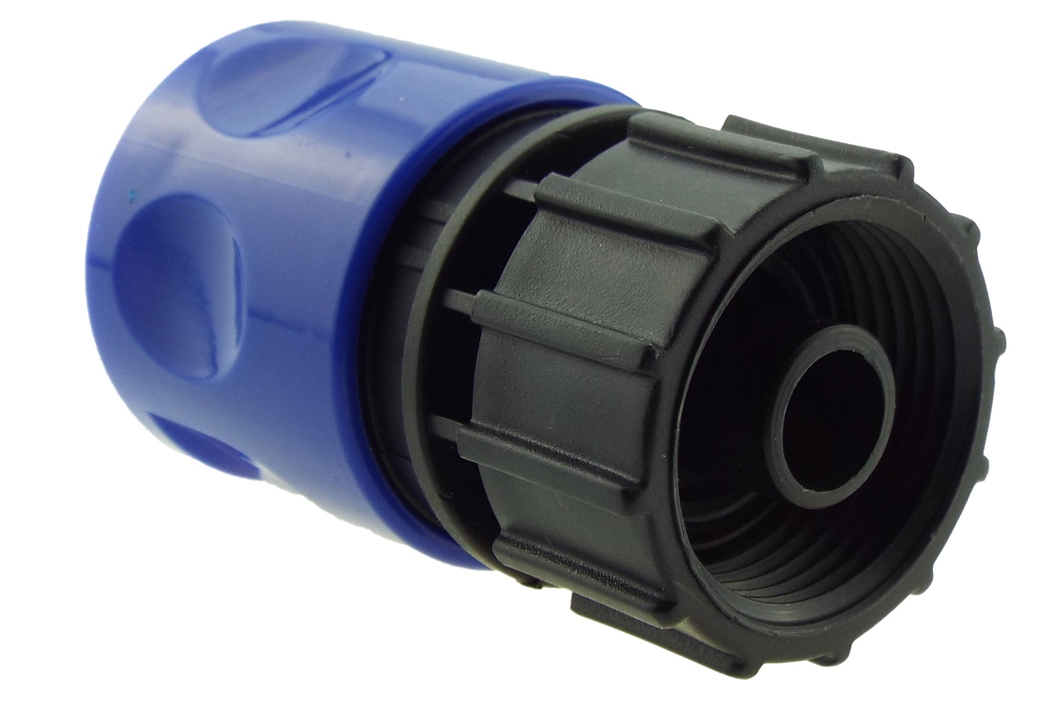 Hose Connector Blue with BSPF- Quick Connect Valve & Hose Connector 3/4" BSPF