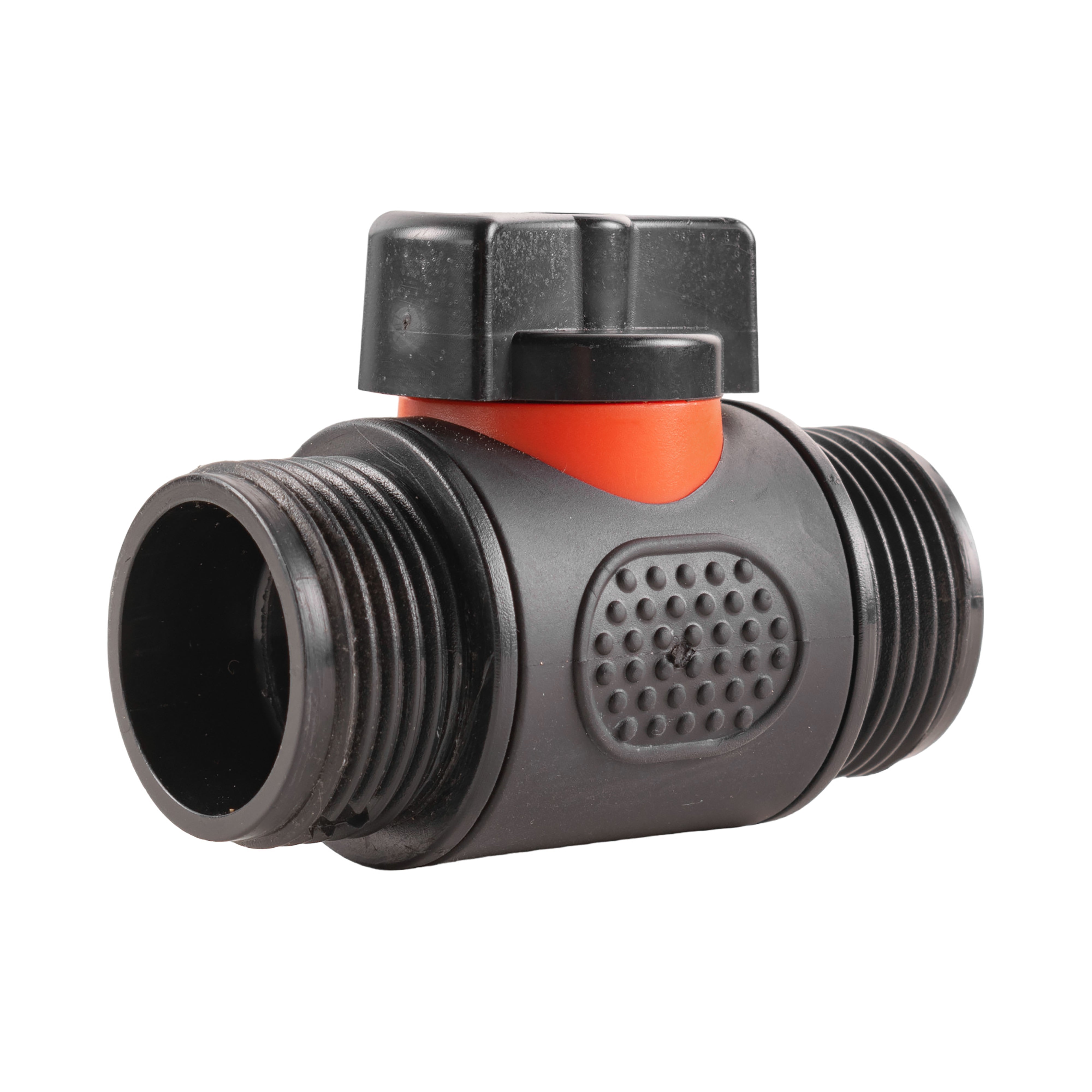 In-Line BSPM Valve with 2 x 19mm Brass Barb Connectors