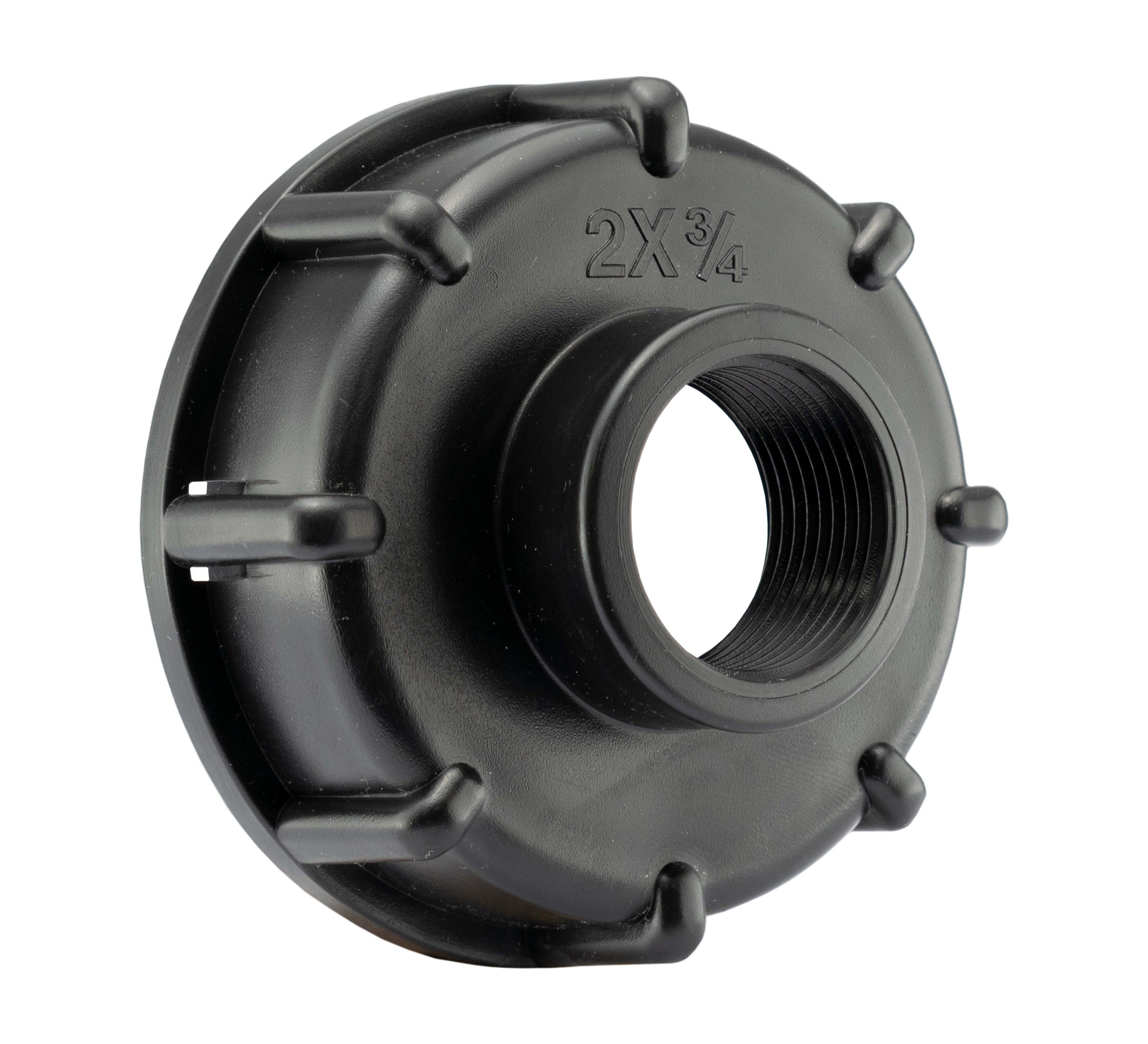 End Cap for IBC Tank with Built-in 3/4" BSPF Thread