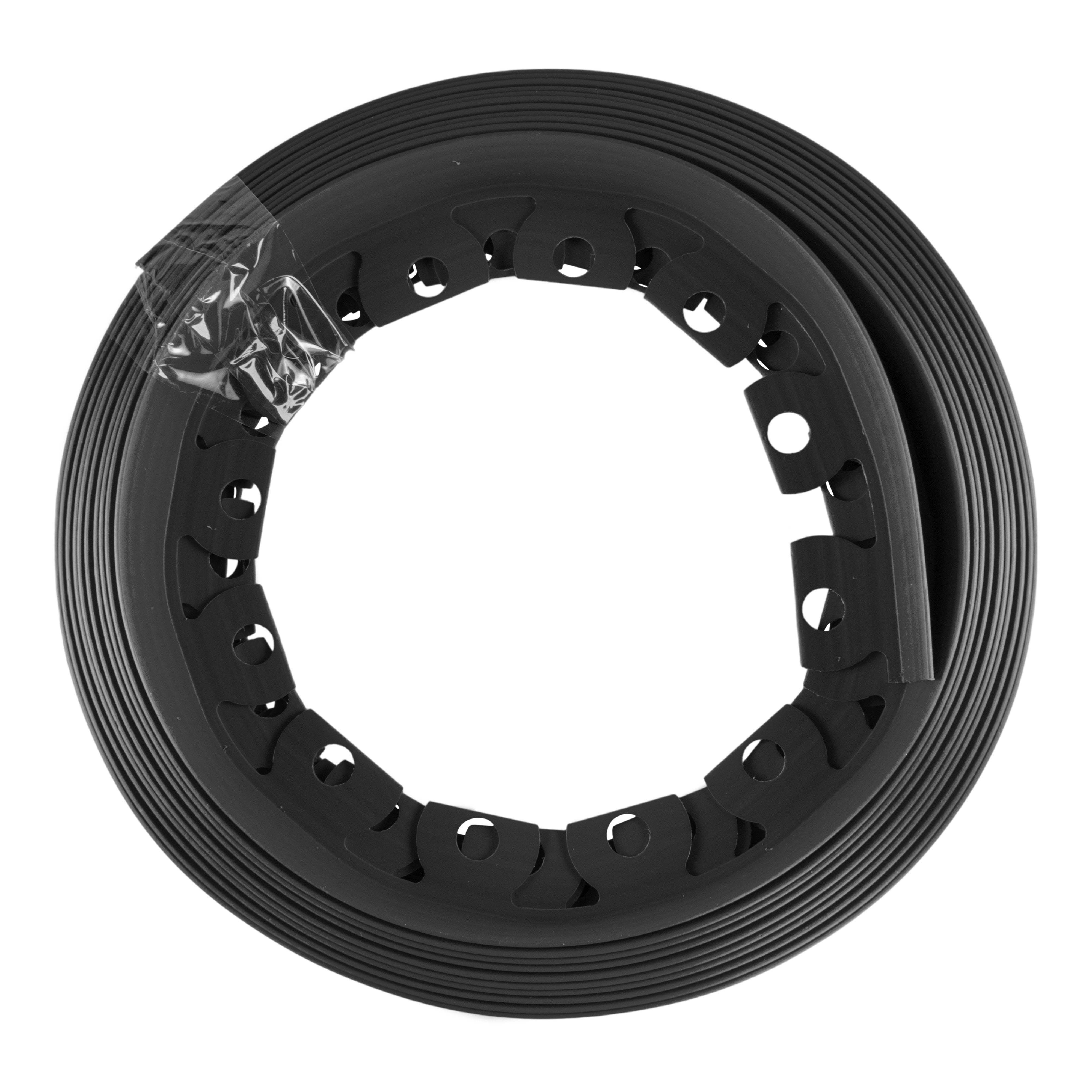 Lawn Border Set, Easy Border 40mm Black 10m With Pegs