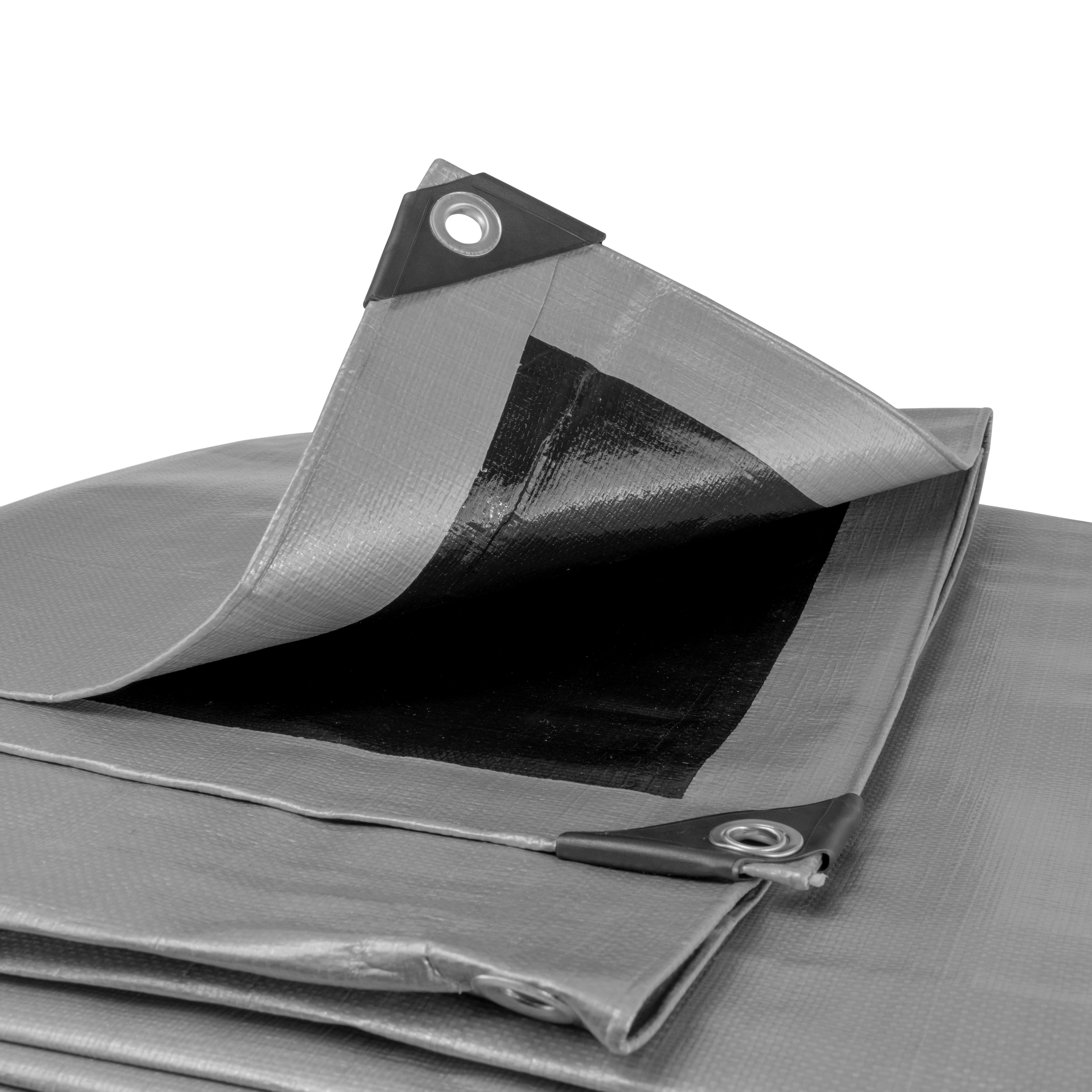Silver XL-Grade Tarpaulin 2m x 3m