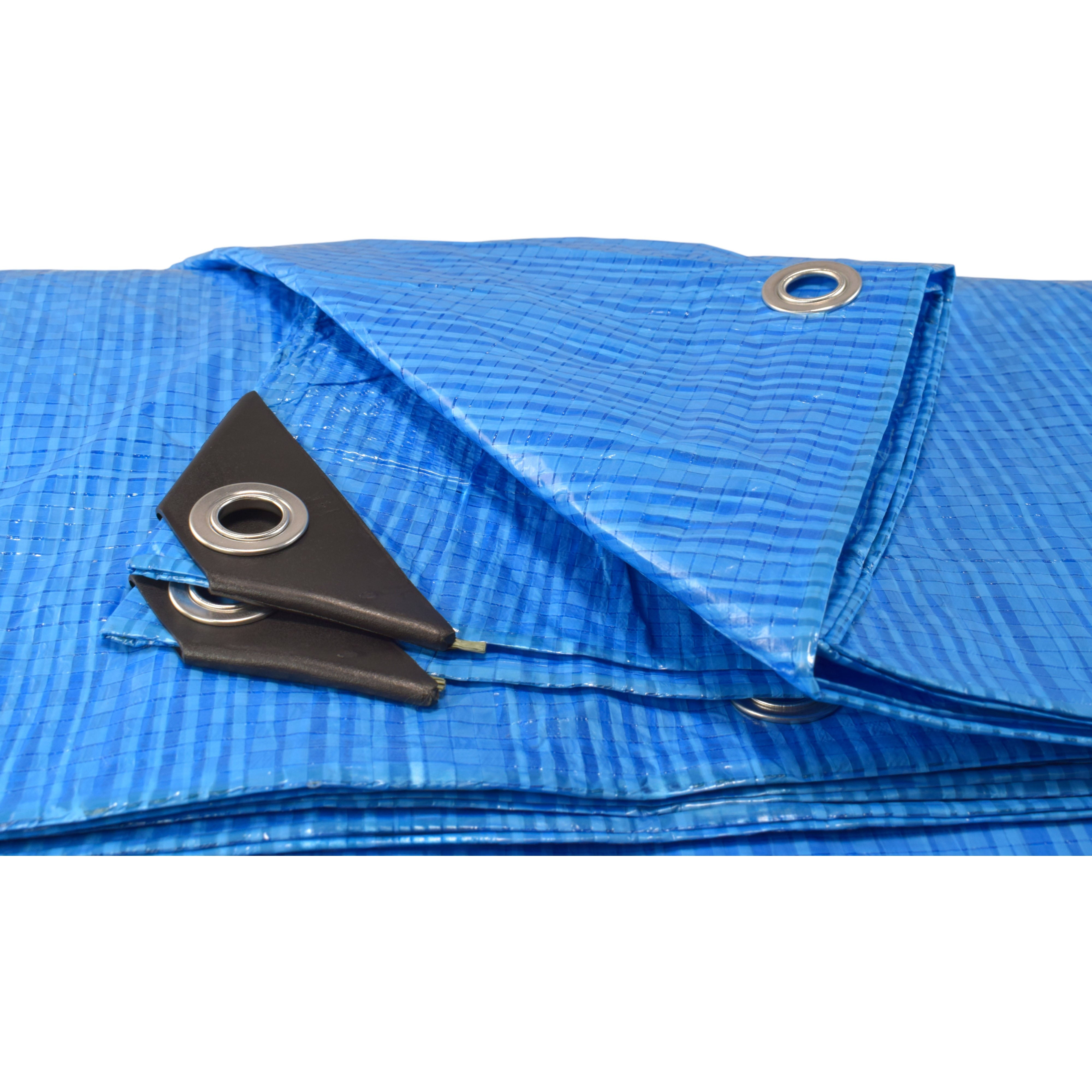 Blue S-Grade Tarpaulin 4m x 8m
