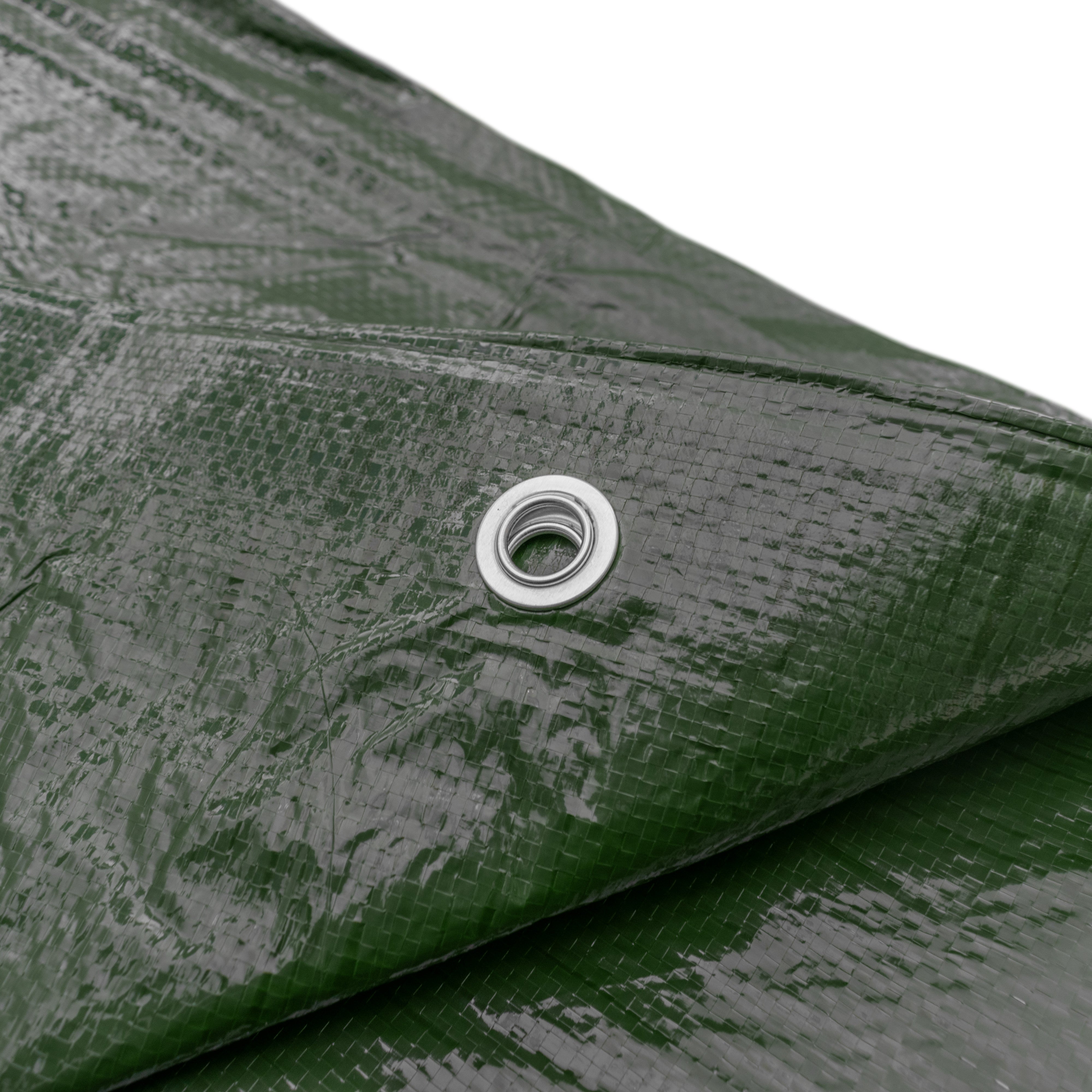 Green M-Grade Tarpaulin 6m x 8m