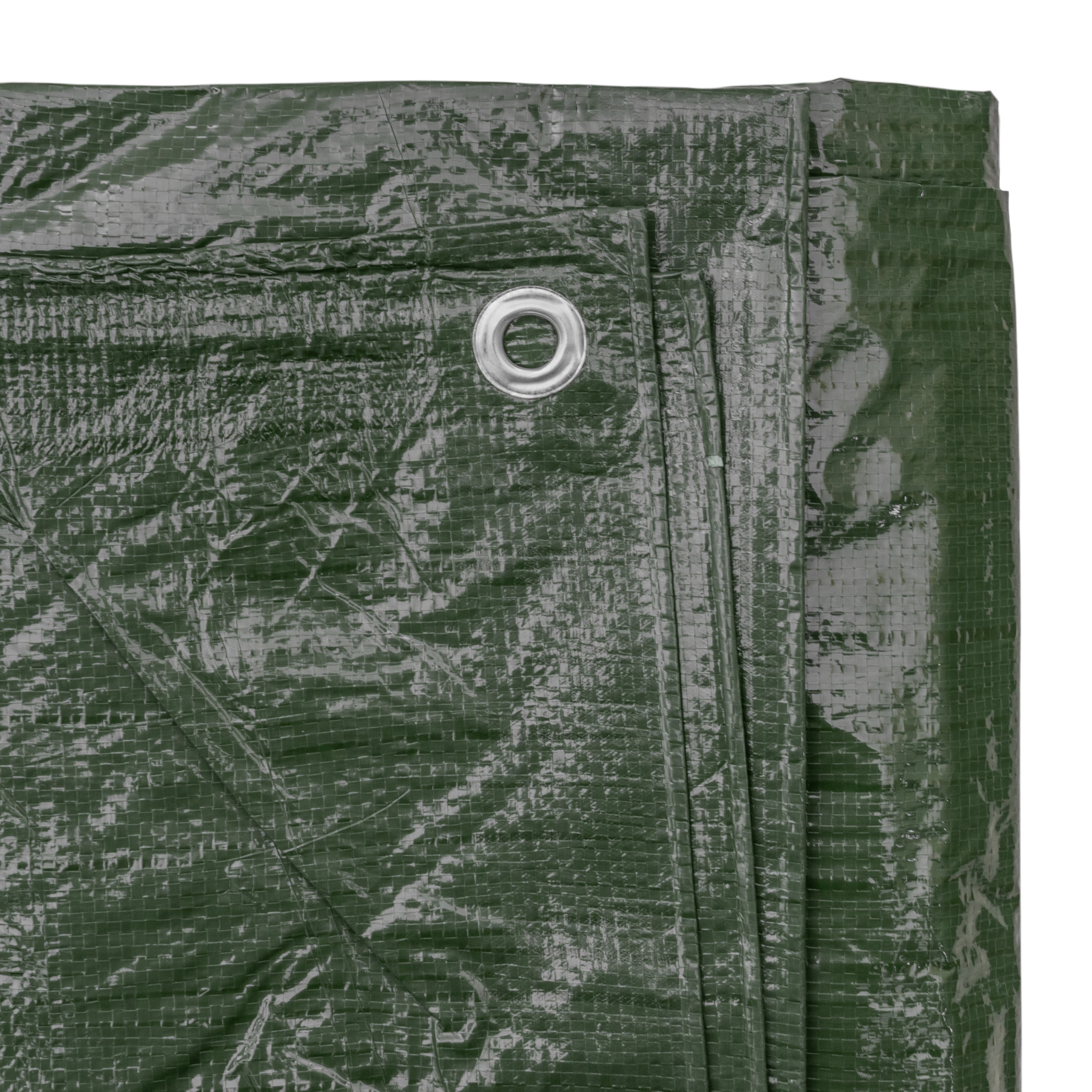 Green M-Grade Tarpaulin 5m x 6m