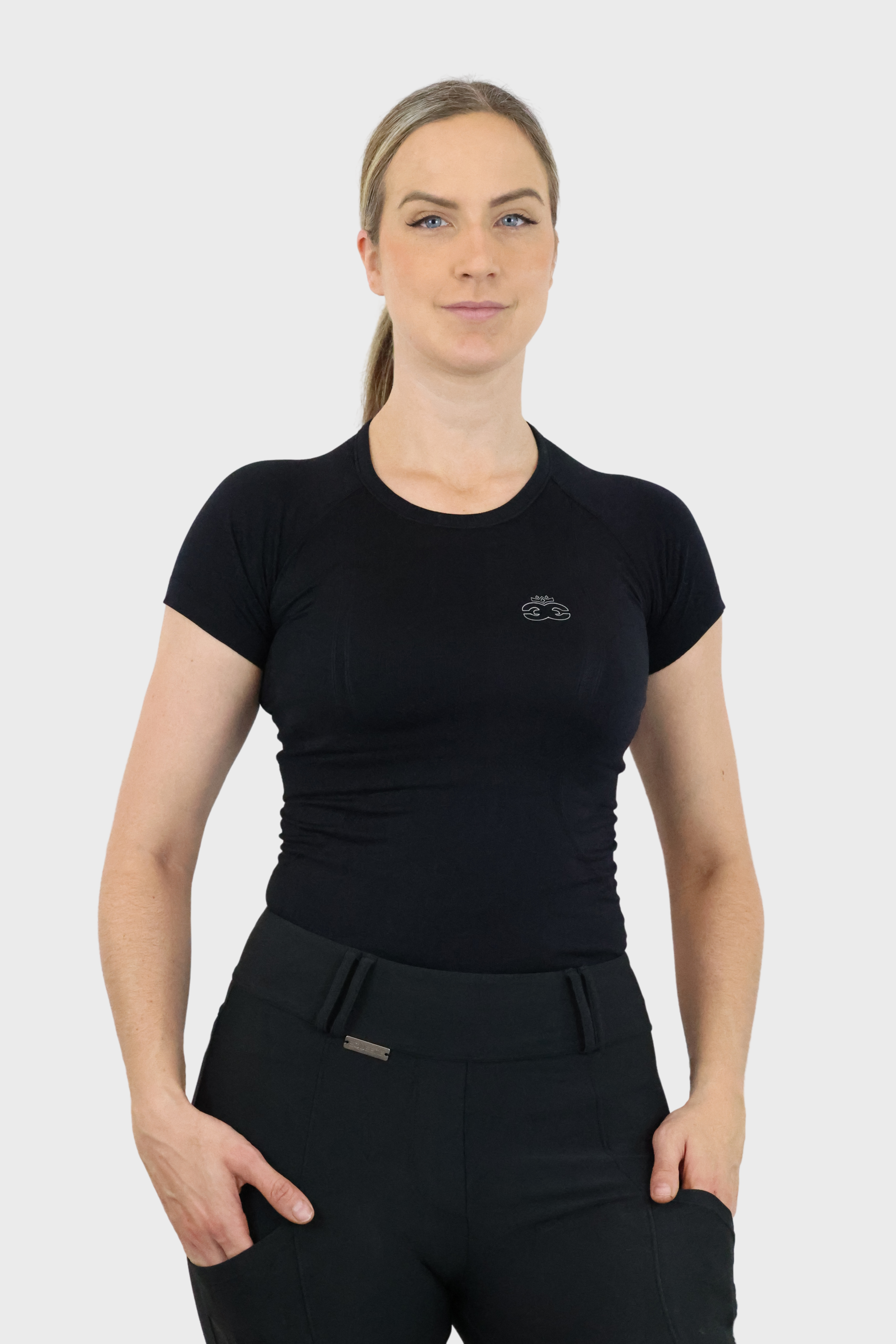 Equeene Dory Seamless Training Top - Black
