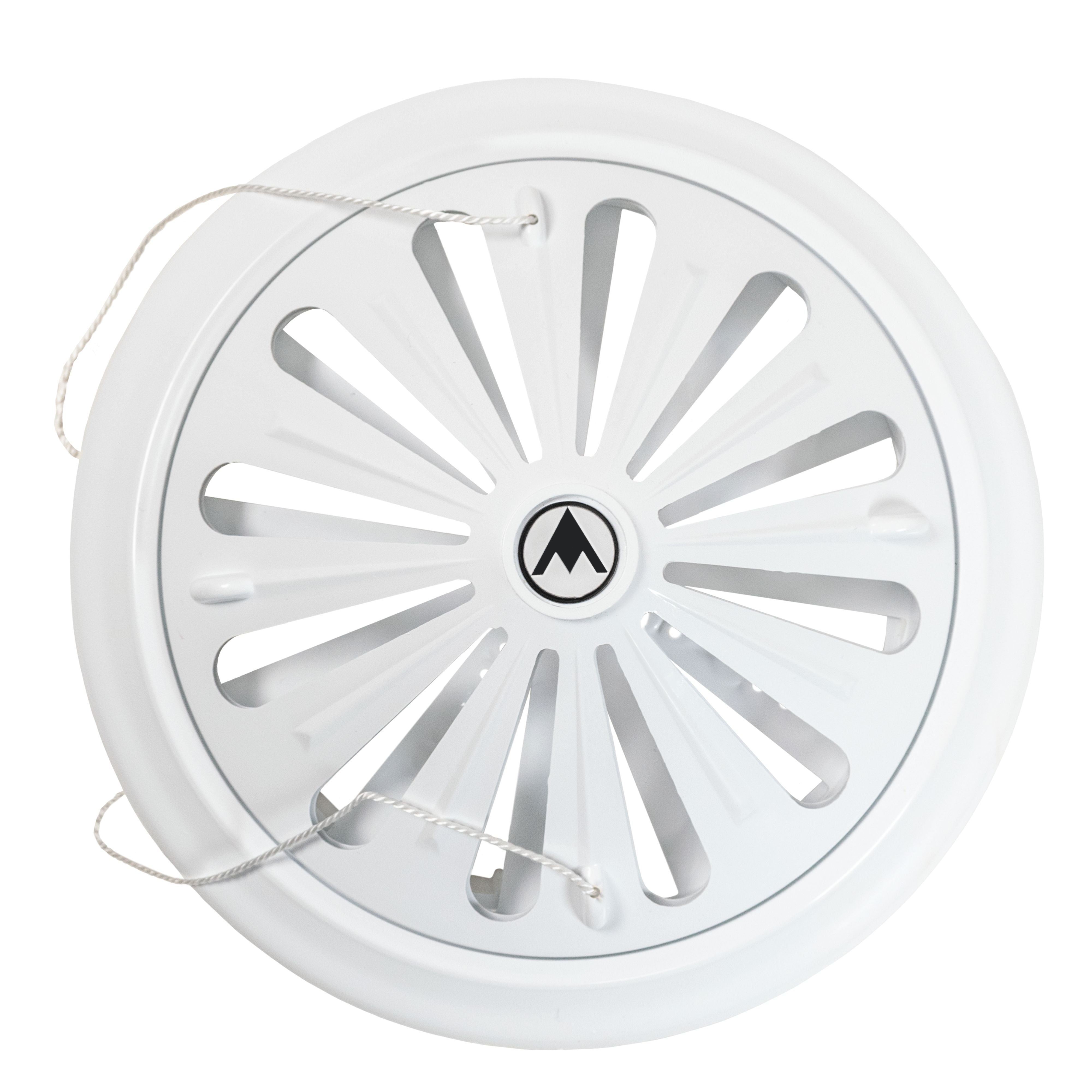 Adjustable Louvre Vent Round 80mm-160mm White