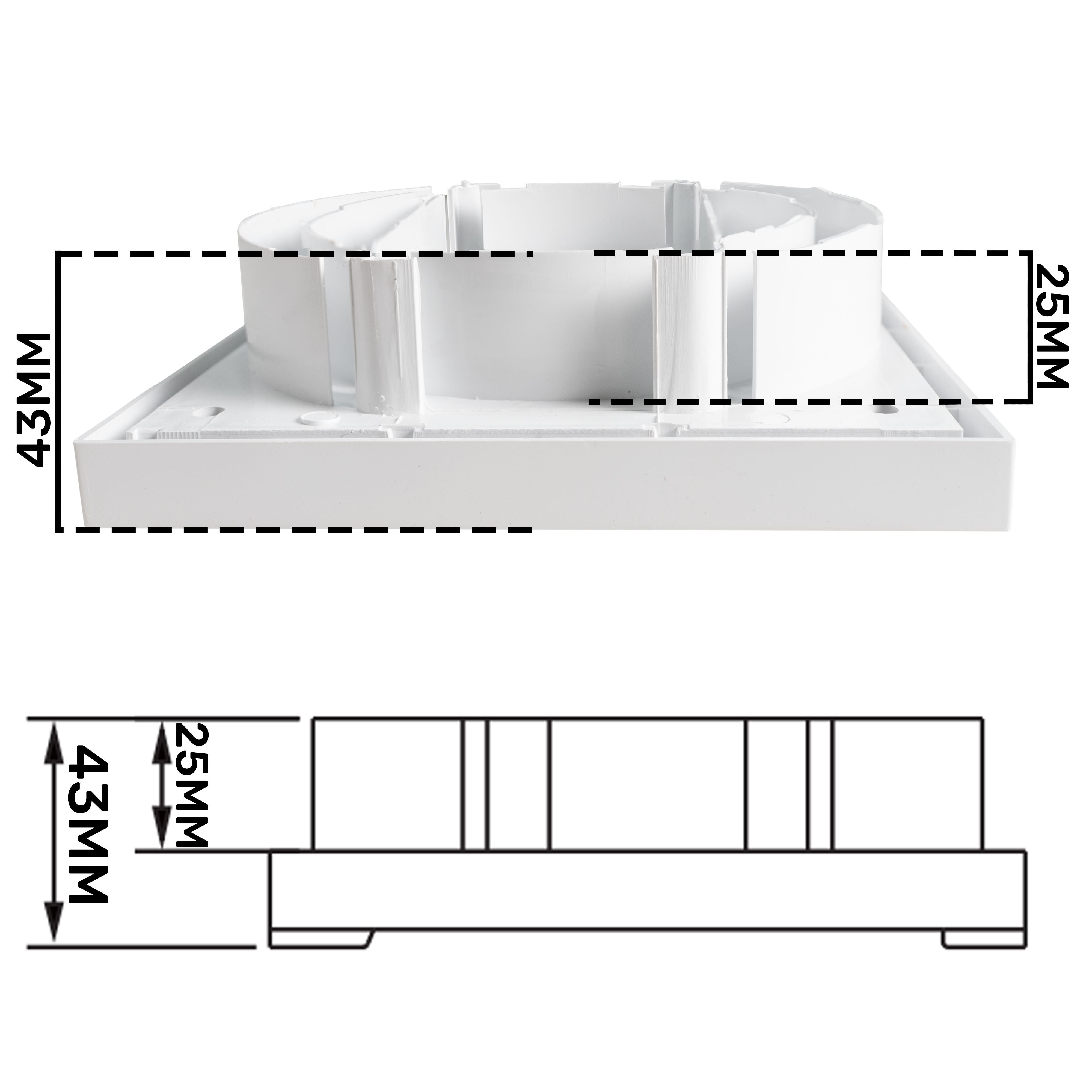 Louvre Vent KR100/125