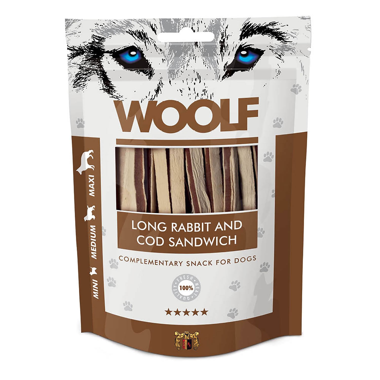 WOOLF LONG RABBIT & COD SANDWICH