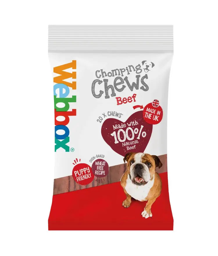 Webbox Meaty Chomping Chews Beef Treats