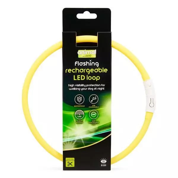 Animal Instincts Flashing USB Rechargeable Safety Loop