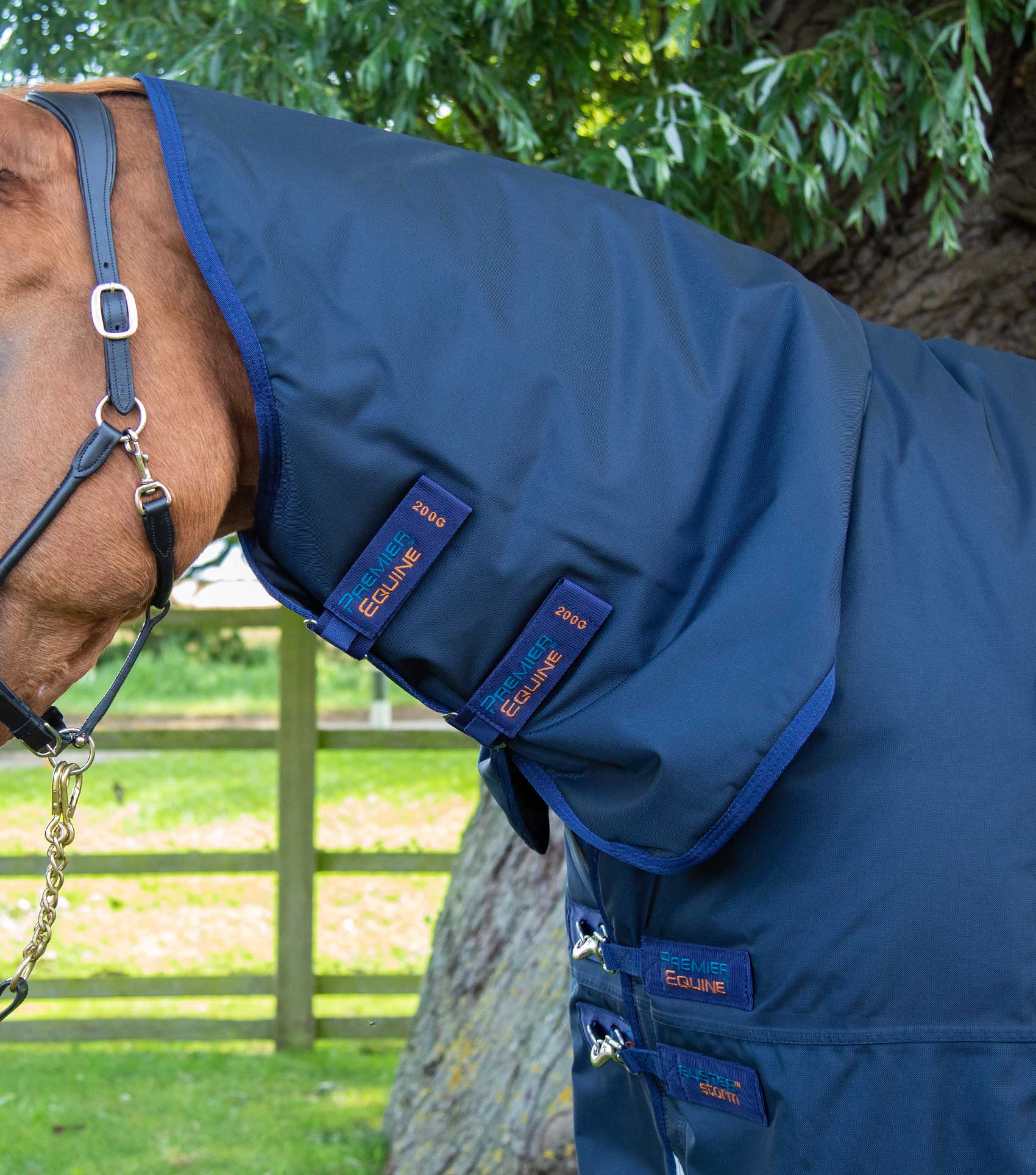 Premier Equine Buster Storm 420g Combo Turnout Rug with Classic Neck