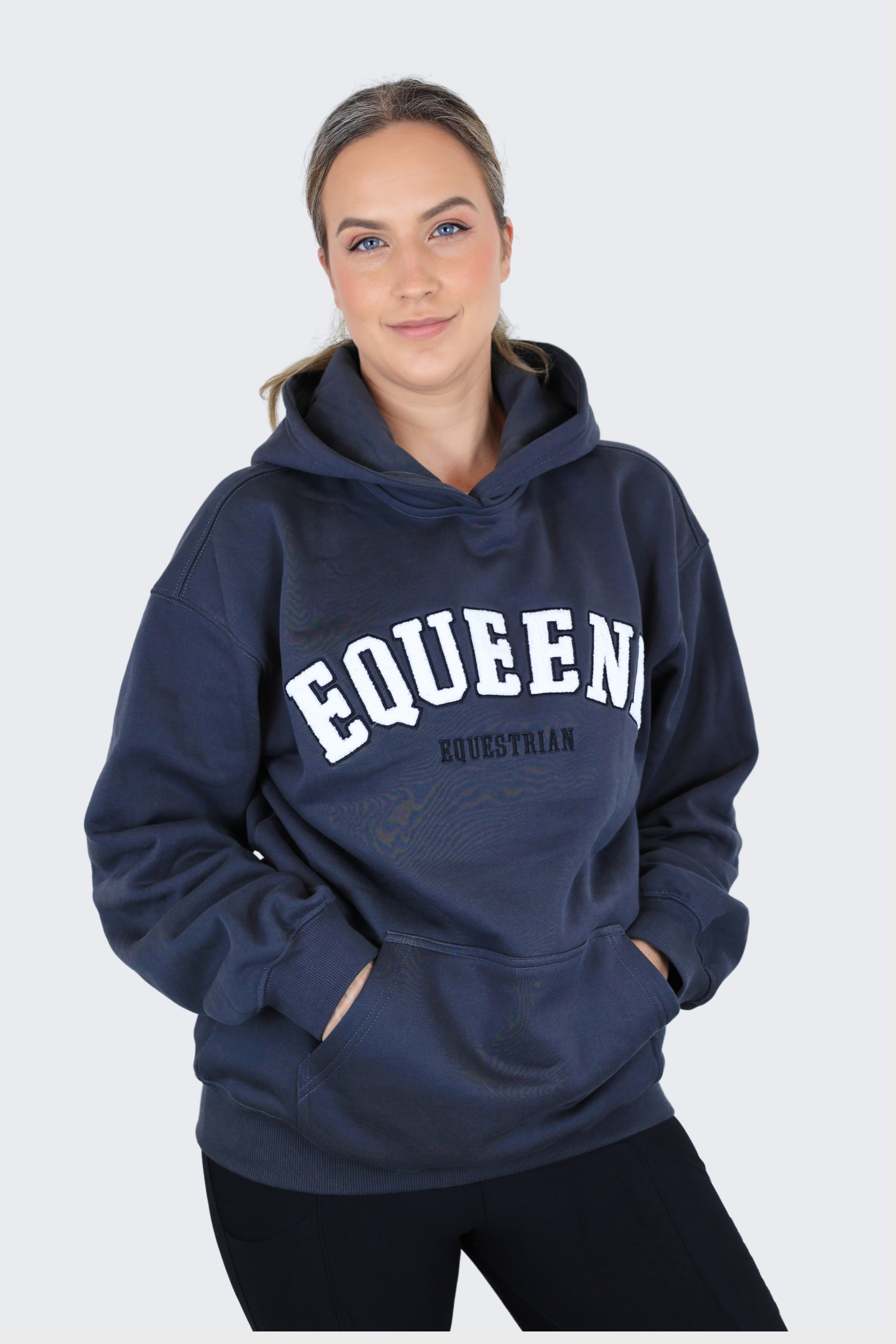 Equeene Ellie Oversized Hoodie - Navy