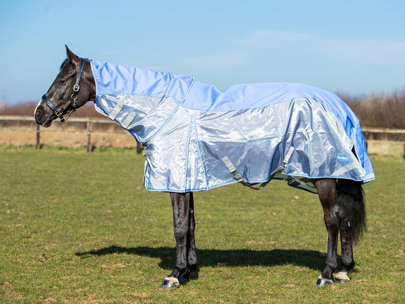 Fly Turnout Combination Rug - Cornflower