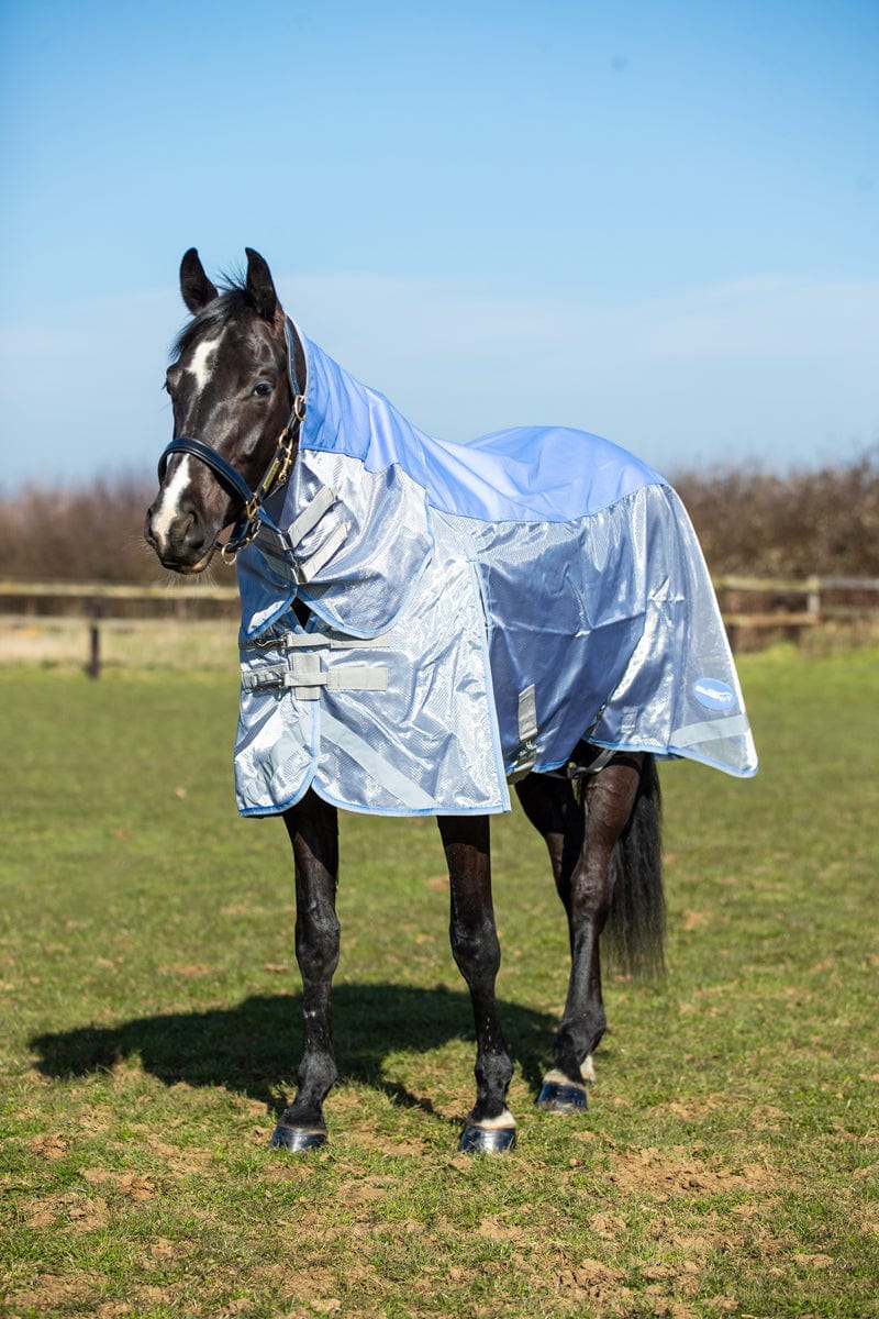 Fly Turnout Combination Rug - Cornflower