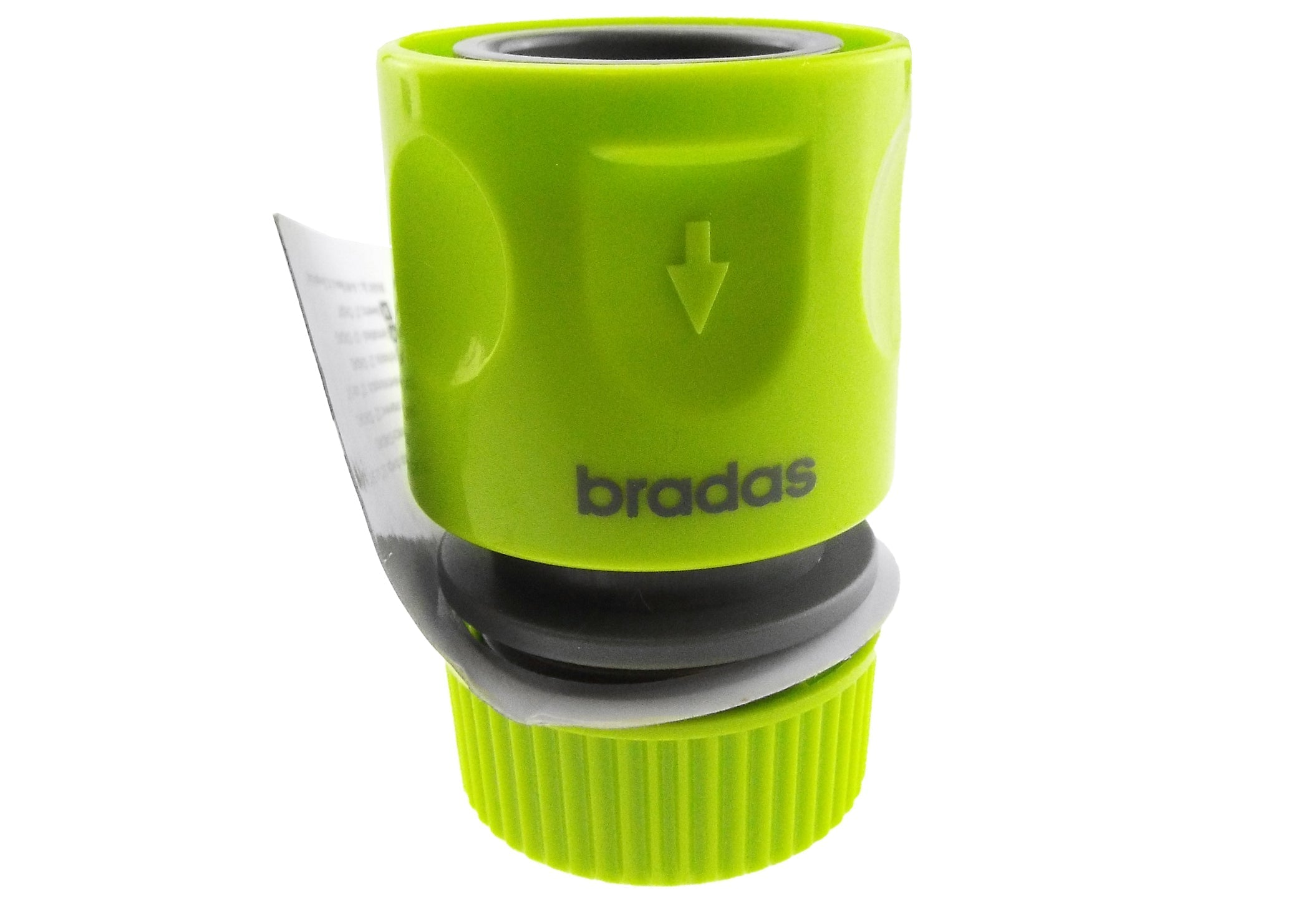 Female Hose Connector, 1/2" or 5/8" Hose, Lime