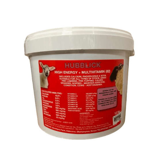 Hubblick High Energy + Multivitamin - 12.5kg