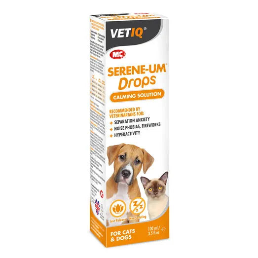 VetIQ Serene-UM Drops Calming Solution for Cats & Dogs - 100 ML