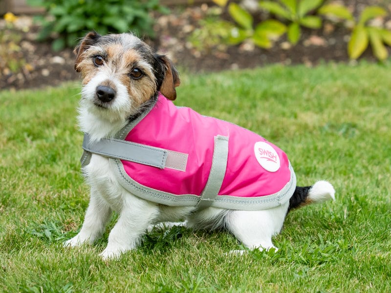 Waterproof Dog Coat - Raspberry