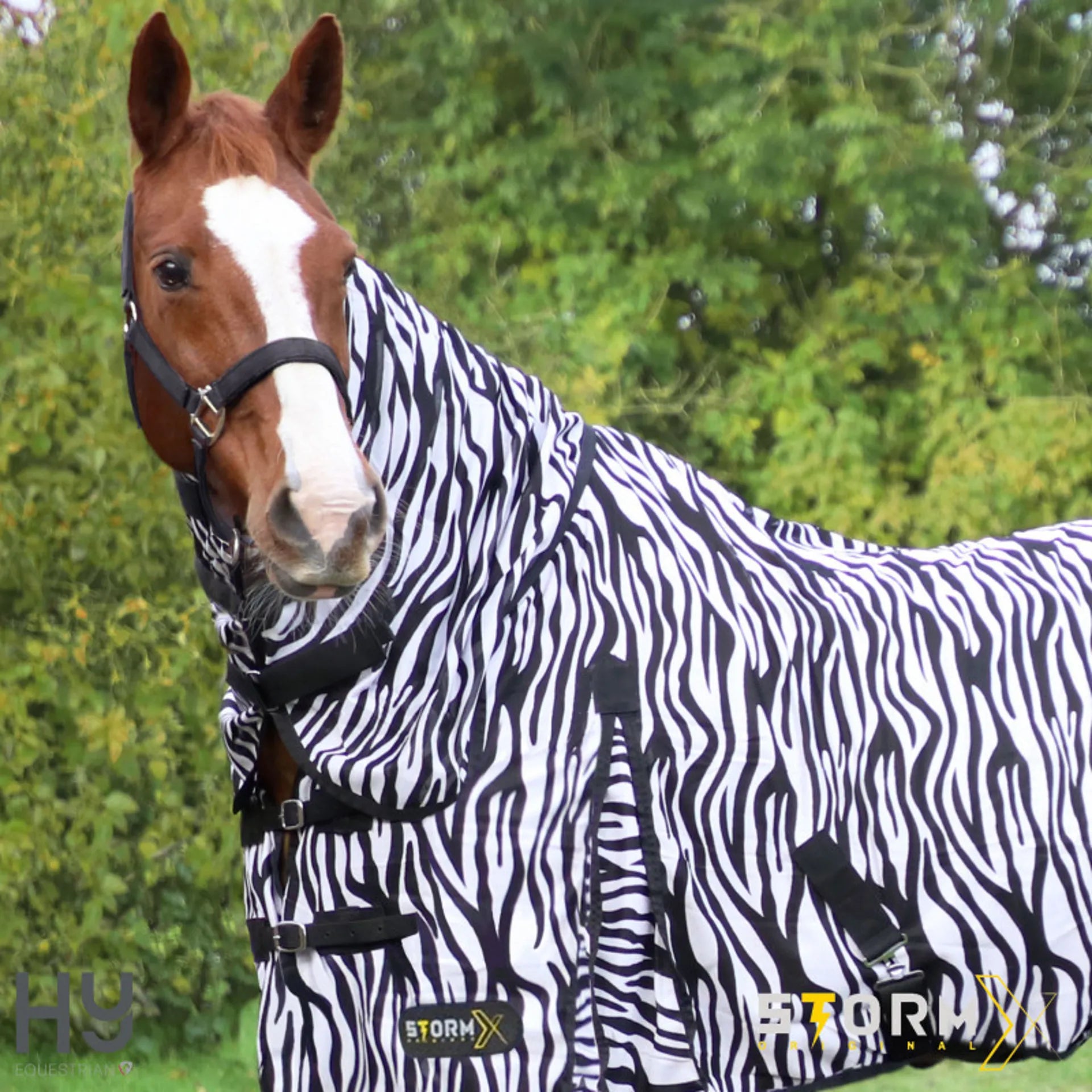 StormX Original Zebra Print Fly Rug